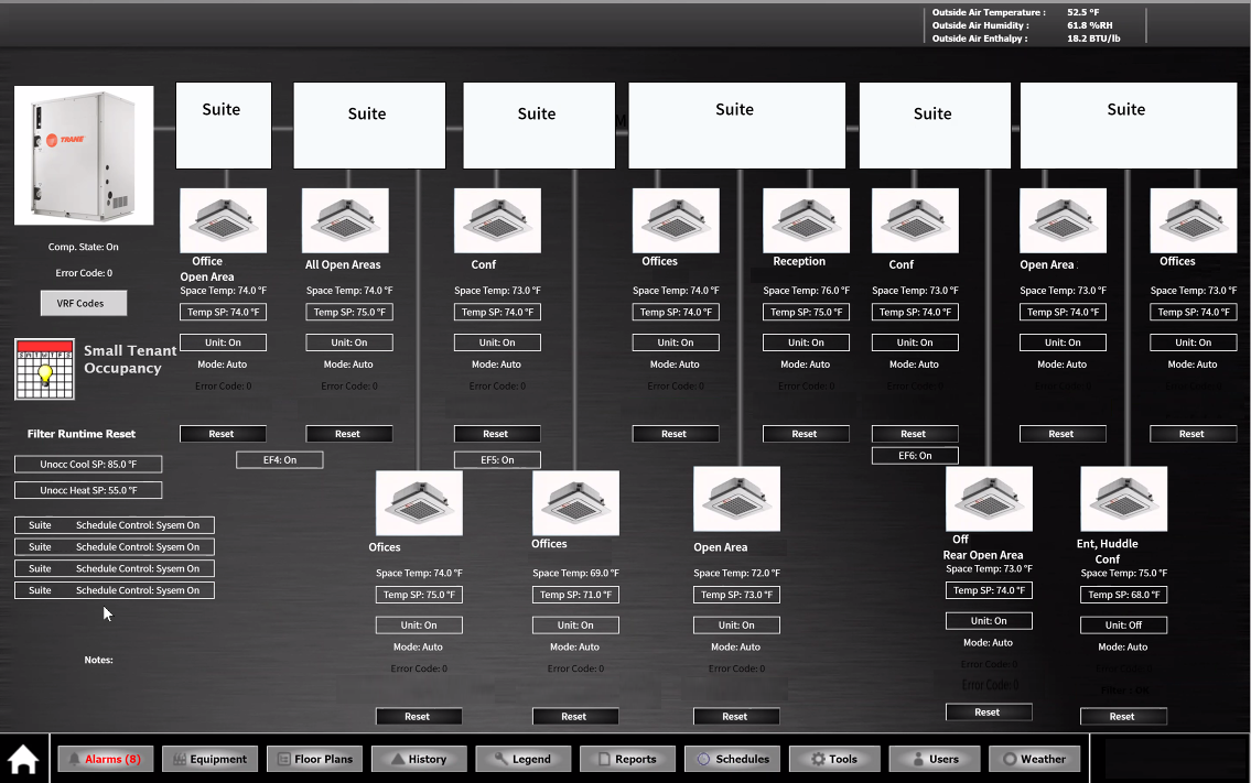 EES VRF screen detail